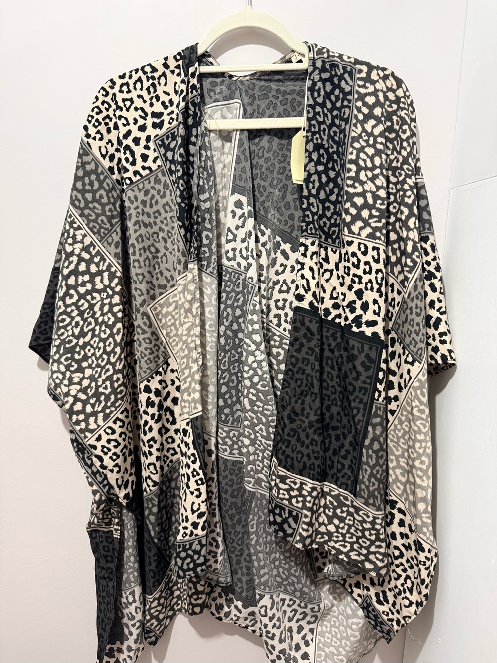 NWT Jodifl Patchwork Animal Print Kimono